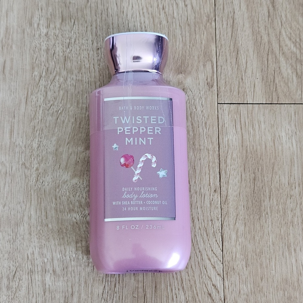 ALL NEW Twisted Peppermint Body Lotion 8 oz‎ Bath & Body Works